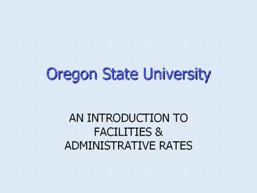 Oregon State University