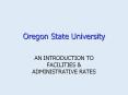 Oregon State University PowerPoint PPT Presentation
