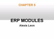 ERP MODULES