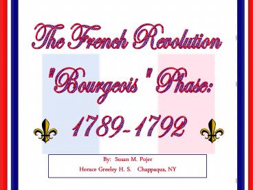 French Revolution --