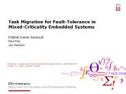 Task%20Migration%20for%20Fault-Tolerance%20in%20Mixed-Criticality%20Embedded%20Systems