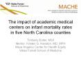 The impact of academic medical centers on infant mortality rates in five North Carolina counties PowerPoint PPT Presentation