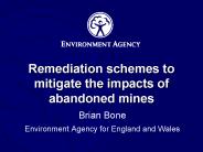Remediation schemes to mitigate the impacts of abandoned mines