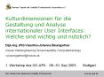 Kulturdimensionen f PowerPoint PPT Presentation