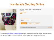 Handmade Clothing Online