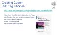 Creating Custom JSP Tag Libraries PowerPoint PPT Presentation