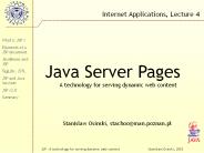 Java Server Pages