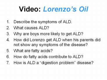 Video: Lorenzo