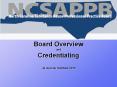 Board Overview and Credentialing PowerPoint PPT Presentation