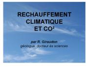 RECHAUFFEMENT CLIMATIQUE et CO