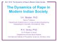 The Dynamics of Rape in Modern Indian Society PowerPoint PPT Presentation