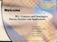 W1 - Contexts and Ontologies:  Theory, Practice and Applications PowerPoint PPT Presentation