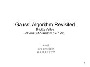 Gauss