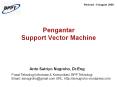 Pengantar Support Vector Machine PowerPoint PPT Presentation