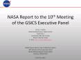 NASA Report to the 10th Meeting of the GSICS Executive Panel PowerPoint PPT Presentation