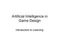 Artificial Intelligence in Game Design PowerPoint PPT Presentation