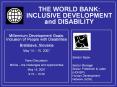 THE WORLD BANK: INCLUSIVE DEVELOPMENT and DISABILITY PowerPoint PPT Presentation