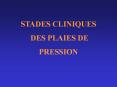 STADES CLINIQUES DES PLAIES DE PRESSION PowerPoint PPT Presentation