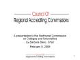A presentation to the Northwest Commission on Colleges and Universities PowerPoint PPT Presentation