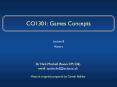 CO1301: Games Concepts PowerPoint PPT Presentation