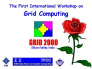 The First International Workshop on