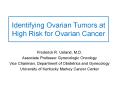 Identifying Ovarian Tumors at High Risk for Ovarian Cancer PowerPoint PPT Presentation