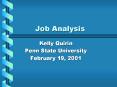 Job%20Analysis PowerPoint PPT Presentation
