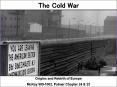 The Cold War PowerPoint PPT Presentation