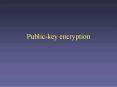 Public-key encryption PowerPoint PPT Presentation