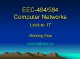 EEC-484/584 Computer Networks PowerPoint PPT Presentation