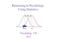 Reasoning in Psychology Using Statistics PowerPoint PPT Presentation