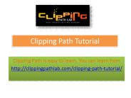 Clipping Path Service