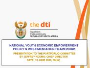 NATIONAL YOUTH ECONOMIC EMPOWERMENT