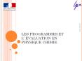 LES PROGRAMMES PowerPoint PPT Presentation