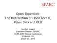 Open Expansion: The Intersection of Open Access, Open Data and OER PowerPoint PPT Presentation