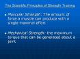 The Scientific Principles of Strength Training PowerPoint PPT Presentation