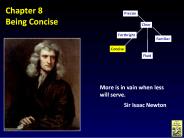 Chapter 8 Being Concise