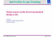 2nd PANDA Russia Workshop