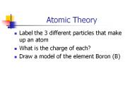 Atomic Theory