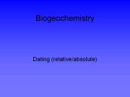 Biogeochemistry
