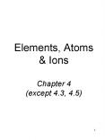 Elements, Atoms PowerPoint PPT Presentation