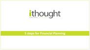 5 steps for Financial Planning