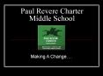 Paul Revere Charter Middle School PowerPoint PPT Presentation