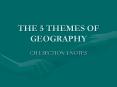 THE 5 THEMES OF GEOGRAPHY PowerPoint PPT Presentation