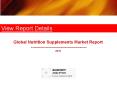 Global Nutrition Supplements Market Report: 2015 Edition - New Report by Koncept Analytics PowerPoint PPT Presentation