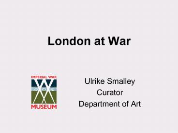 London at War