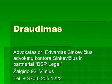 Draudimas