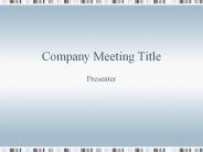 Company Meeting Title