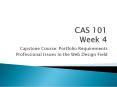 CAS 101 Week 4 PowerPoint PPT Presentation