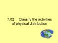 7.02Classify the activities of physical distribution PowerPoint PPT Presentation